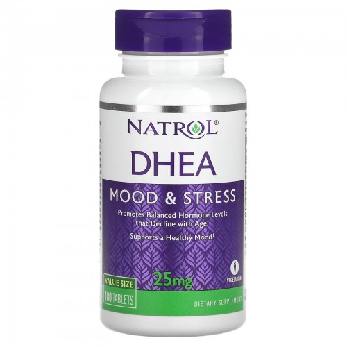 Natrol, ДГЭА (DHEA), 25 мг, 180 таблеток Natrol, ДГЭА (DHEA), 25 мг, 180 таблеток
